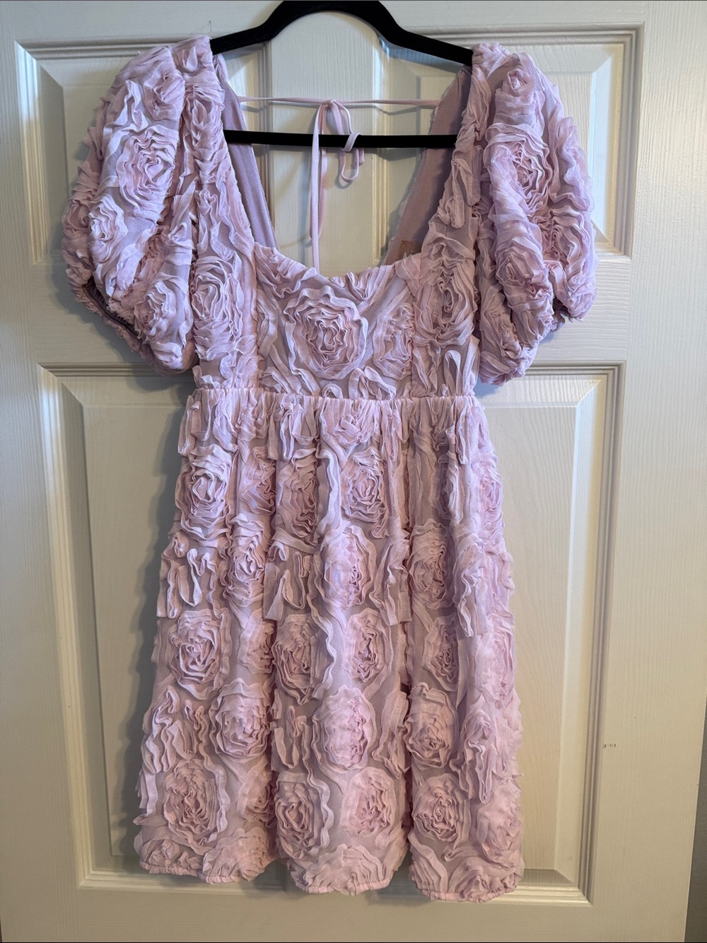 Show Me Your MuMu Pale Lilac Rosette Mini Dress